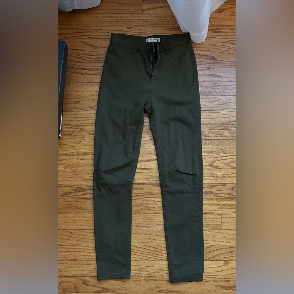Dark Green Skinny Jeans